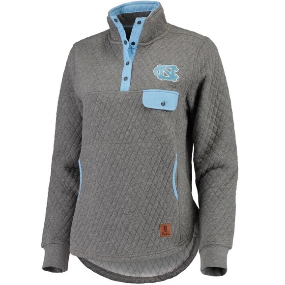 Pressbox Tops - Pressbox Carolina Tar Heels Women’s Quilted Pullover Size Large